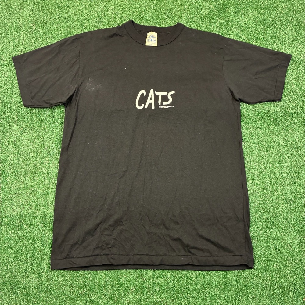 Vintage 1981 Cats Movie Musical Broadway Promo Graphic Tee